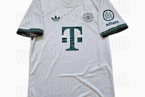 拜仁啤酒节球衣谍照：浅米色+深绿浅绿，灵感来自传统刺绣和皮裤